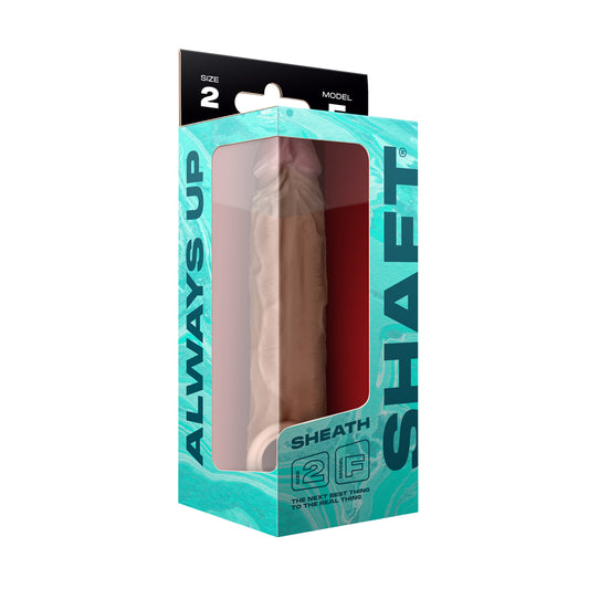 Model F: Shaft Sheath Oak Size 2 | 810119281630 | Available at EroticWarehouse.com