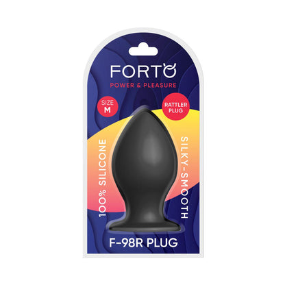 F-98R: Rattler Cone Medium Black | 810119281715 | Available at EroticWarehouse.com