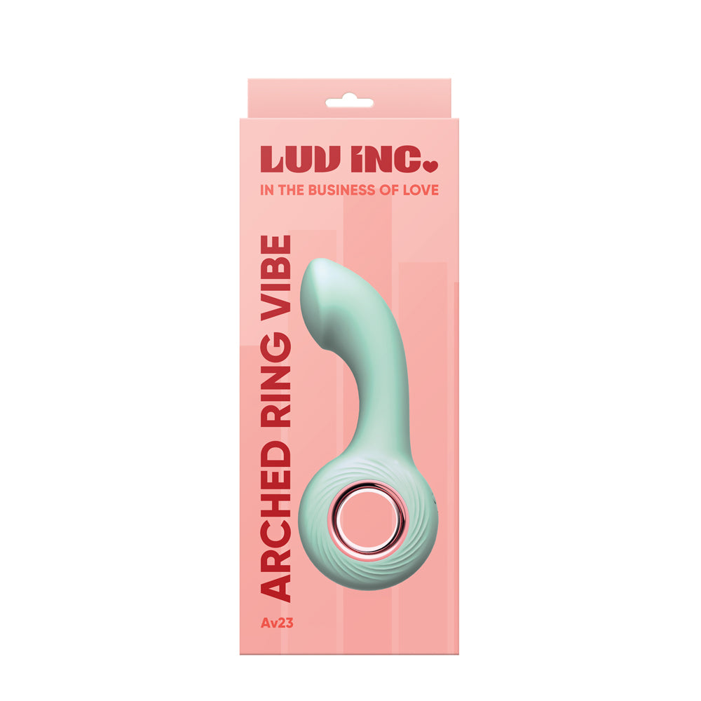 Av23: Arched Ring Vibe Green | 810119281913 | Available at EroticWarehouse.com
