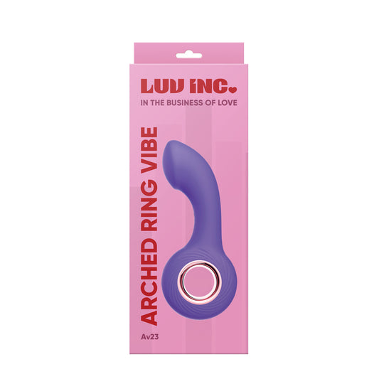 Av23: Arched Ring Vibe Purple | 810119281920 | Available at EroticWarehouse.com
