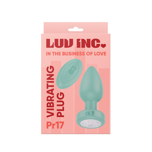 Pr17: Vibrating Plug W/ Remote Green | 810119281944 | Available at EroticWarehouse.com