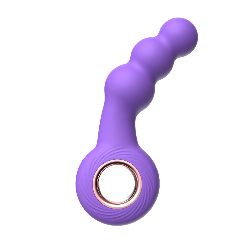 Br15: Beaded Ring Vibe Purple | 810119281975 | Available at EroticWarehouse.com