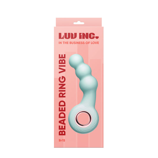 Br15: Beaded Ring Vibe Green | 810119281982 | Available at EroticWarehouse.com