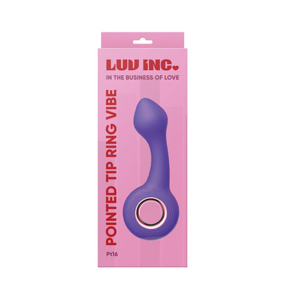 Pt16: Pointed Tip Ring Vibe Purple | 810119281999 | Available at EroticWarehouse.com