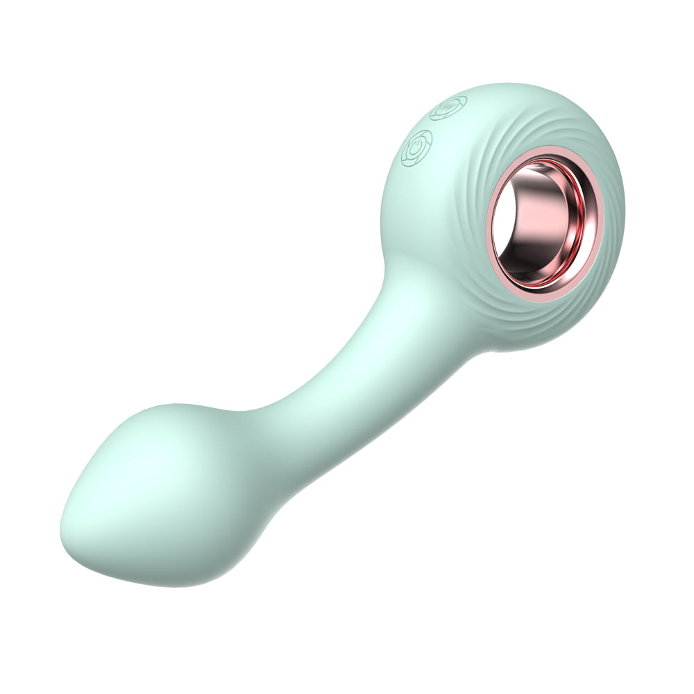 Pt16: Pointed Tip Ring Vibe Green | 810119282002 | Available at EroticWarehouse.com