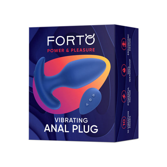Vibrating Anal Plug Blue | 810119282927 | Available at EroticWarehouse.com