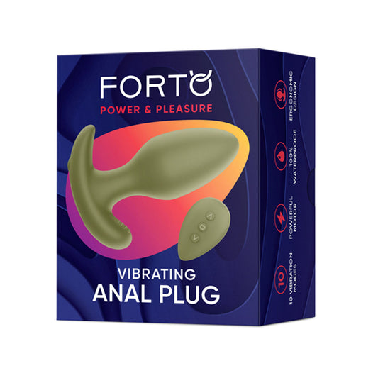 Vibrating Anal Plug Green | 810119282934 | Available at EroticWarehouse.com