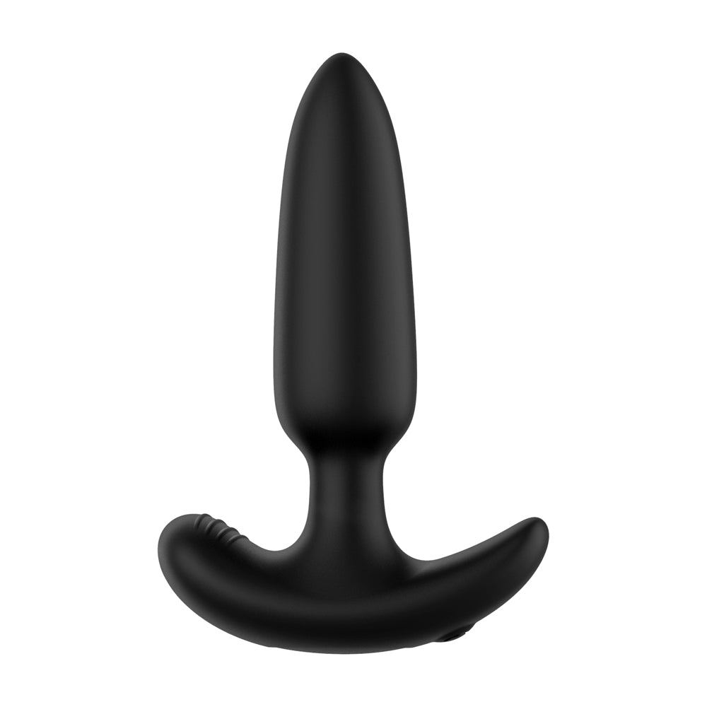 Pointed Vibrating Plug Black | 810119282941 | Available at EroticWarehouse.com