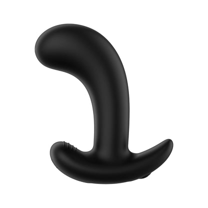 Curved Vibrating Plug Black | 810119282965 | Available at EroticWarehouse.com