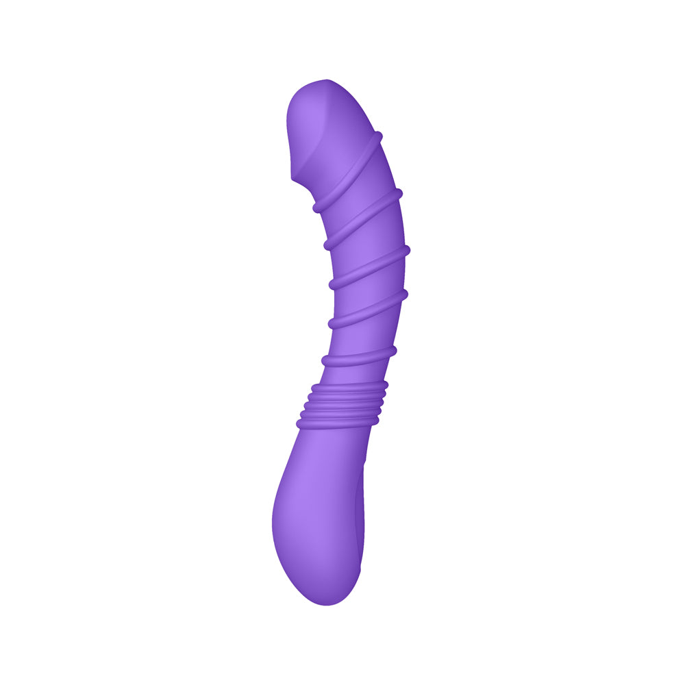Rv21: Ribbed Vibrator Purple | 810119283405 | Available at EroticWarehouse.com