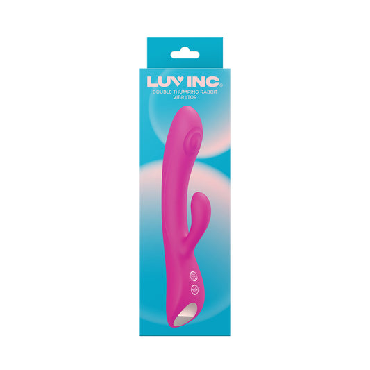 Dr42: Double Thumping Rabbit Vibrator Pink | 810119283450 | Available at EroticWarehouse.com