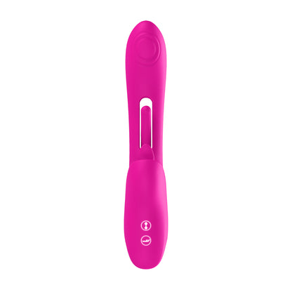 Tr46: Tapping Tongue Rabbit Vibrator Pink | 810119283467 | Available at EroticWarehouse.com
