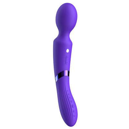 De39: Double-Ended Luv Wand Dark Purple | 810119283696 | Available at EroticWarehouse.com