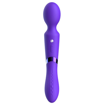 De39: Double-Ended Luv Wand Dark Purple | 810119283696 | Available at EroticWarehouse.com