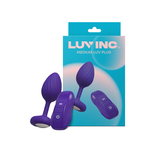 Mp41: Luv Plug Purple Medium | 810119283931 | Available at EroticWarehouse.com