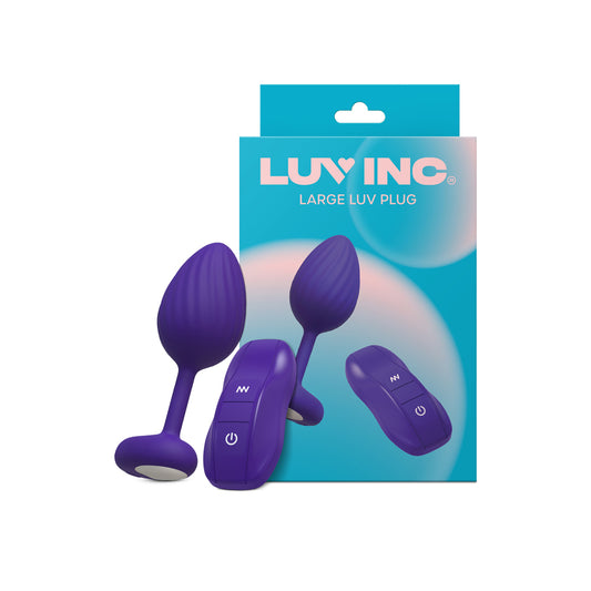 Lp41: Luv Plug Purple Large | 810119283948 | Available at EroticWarehouse.com