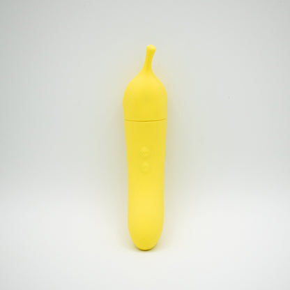 Banana Cream Air Pulse & G-Spot Vibrator | 810120340845 | Available at EroticWarehouse.com