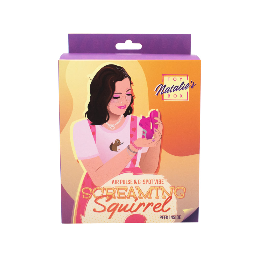 Screaming Squirrel Air Pulse & G-Spot Vibrator | 810120340852 | Available at EroticWarehouse.com