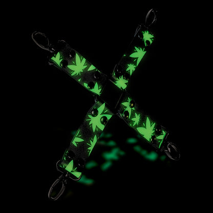 Stoner Vibes Chronic Collection Glow In The Dark Hogtie | 810126930194 | Available at EroticWarehouse.com