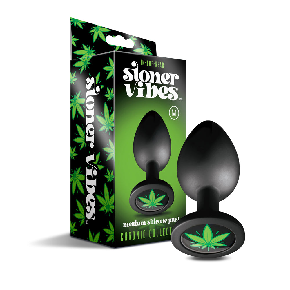 Stoner Vibes Chronic Collection In The Rear Anal Plug Medium | 810126930262 | Available at EroticWarehouse.com