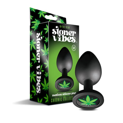 Stoner Vibes Chronic Collection In The Rear Anal Plug Medium | 810126930262 | Available at EroticWarehouse.com