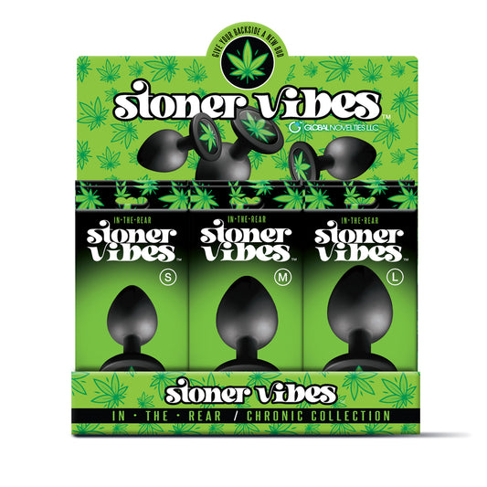Stoner Vibes Chronic Collection In The Rear Anal Plug Display 12 Pcs | 810126930286 | Available at EroticWarehouse.com