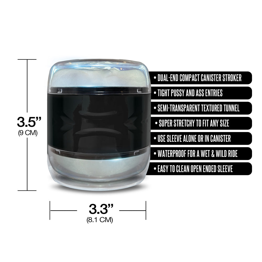 Mstr B8 Clear-View Dual End Stroker Double Play | 810126930422 | Available at EroticWarehouse.com