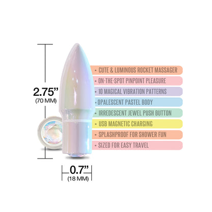 Winx Star Tickles Vibrator With Gemstone | 810126930576 | Available at EroticWarehouse.com
