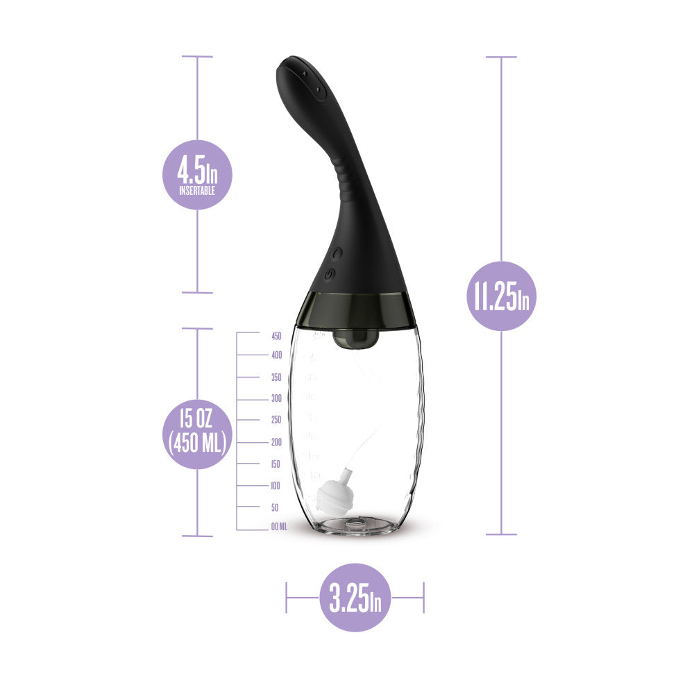 Anal Adventures Platinum Aqua Jet Black | 810138371152 | Available at EroticWarehouse.com