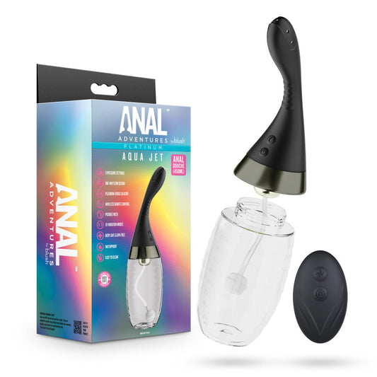 Anal Adventures Platinum Aqua Jet Black | 810138371152 | Available at EroticWarehouse.com