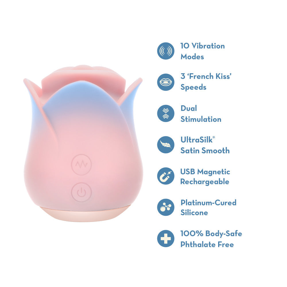 Blush Collection Kissing Rose Pink | 810138371442 | Available at EroticWarehouse.com