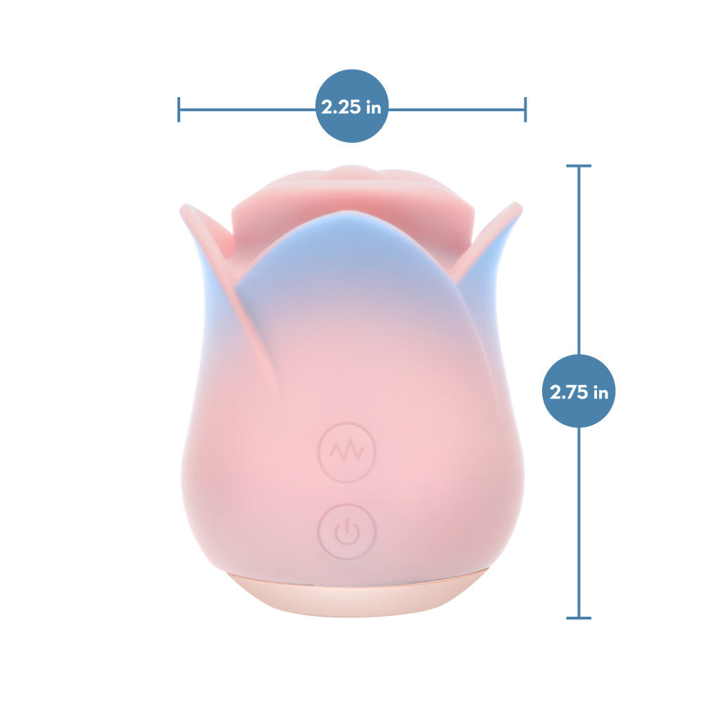 Blush Collection Kissing Rose Pink | 810138371442 | Available at EroticWarehouse.com