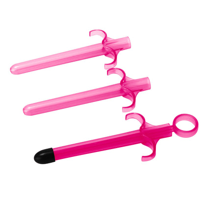 Trinity Vibes Lubricant Launcher (Set Of 3) Pink | 811847012275 | Available at EroticWarehouse.com