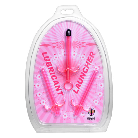Trinity Vibes Lubricant Launcher (Set Of 3) Pink | 811847012275 | Available at EroticWarehouse.com