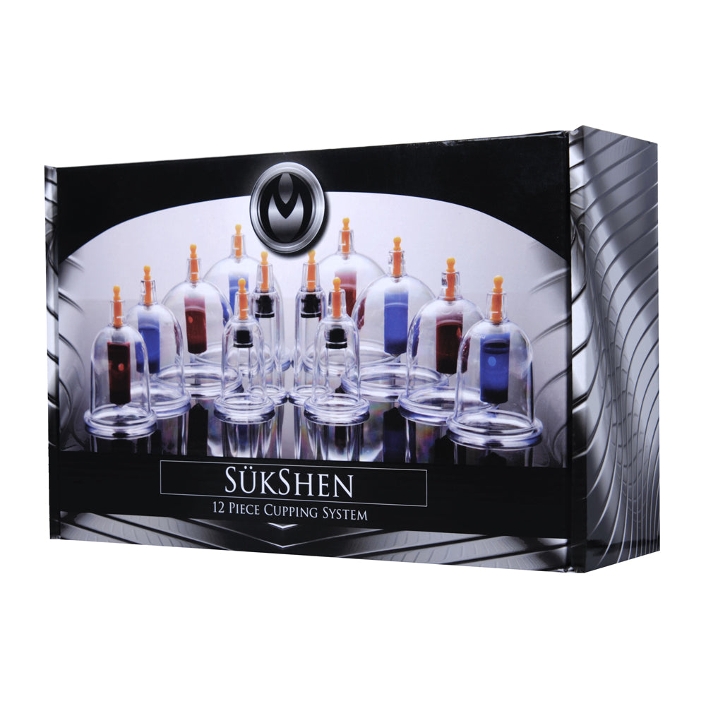 Master Series Sukshen 12 Piece Cupping System | 811847013333 | Available at EroticWarehouse.com