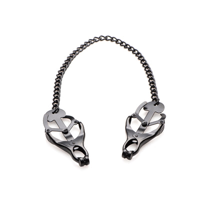 Masters Series Monarch Noir Nipple Vice | 811847017522 | Available at EroticWarehouse.com