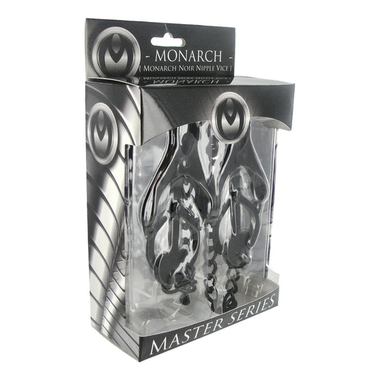 Masters Series Monarch Noir Nipple Vice | 811847017522 | Available at EroticWarehouse.com