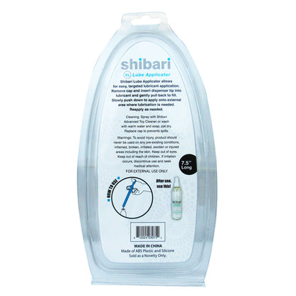 Shibari Lube Applicator Xl Blue | 812024030754 | Available at EroticWarehouse.com