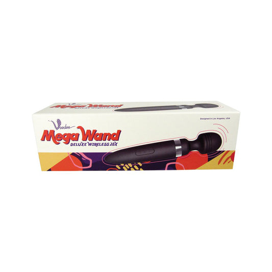 Voodoo Power Wand Rechargeable 28X Black | 812024031324 | Available at EroticWarehouse.com