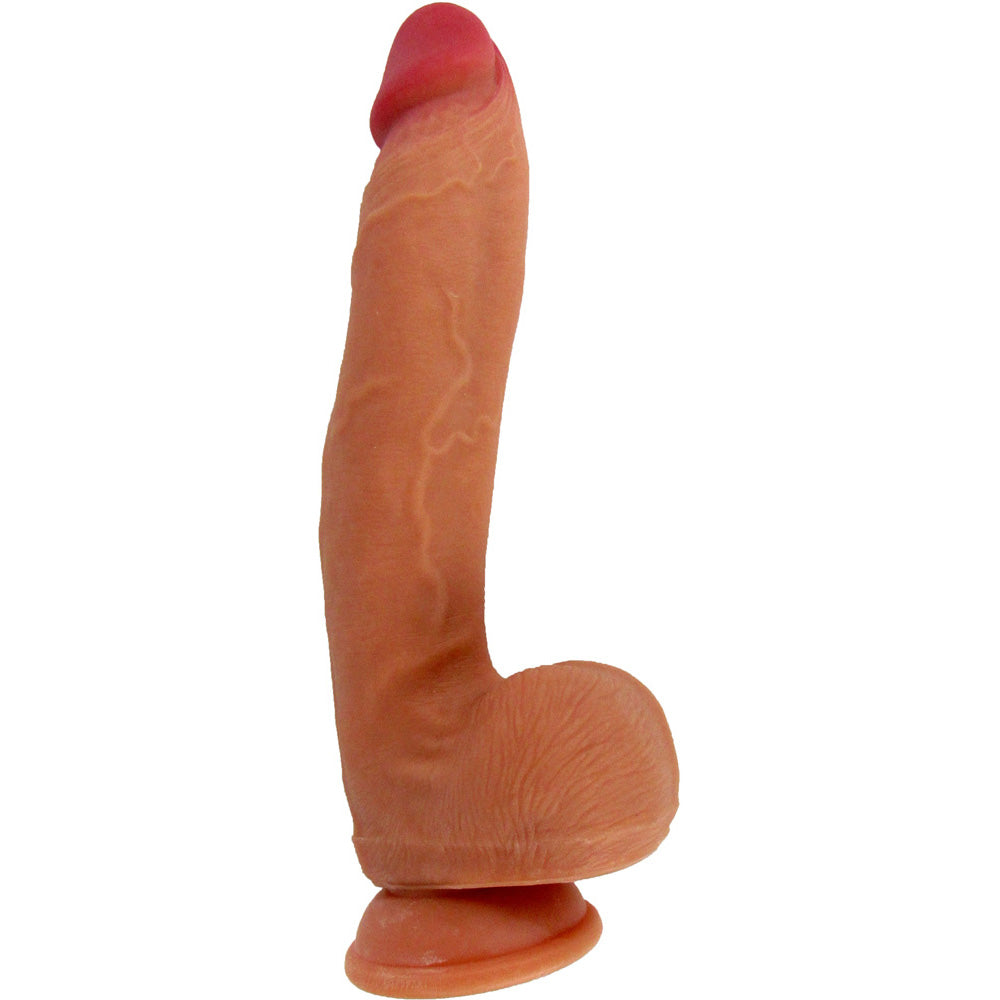Get Lucky 12" Silicone Dong Flesh | 812024032482 | Available at EroticWarehouse.com