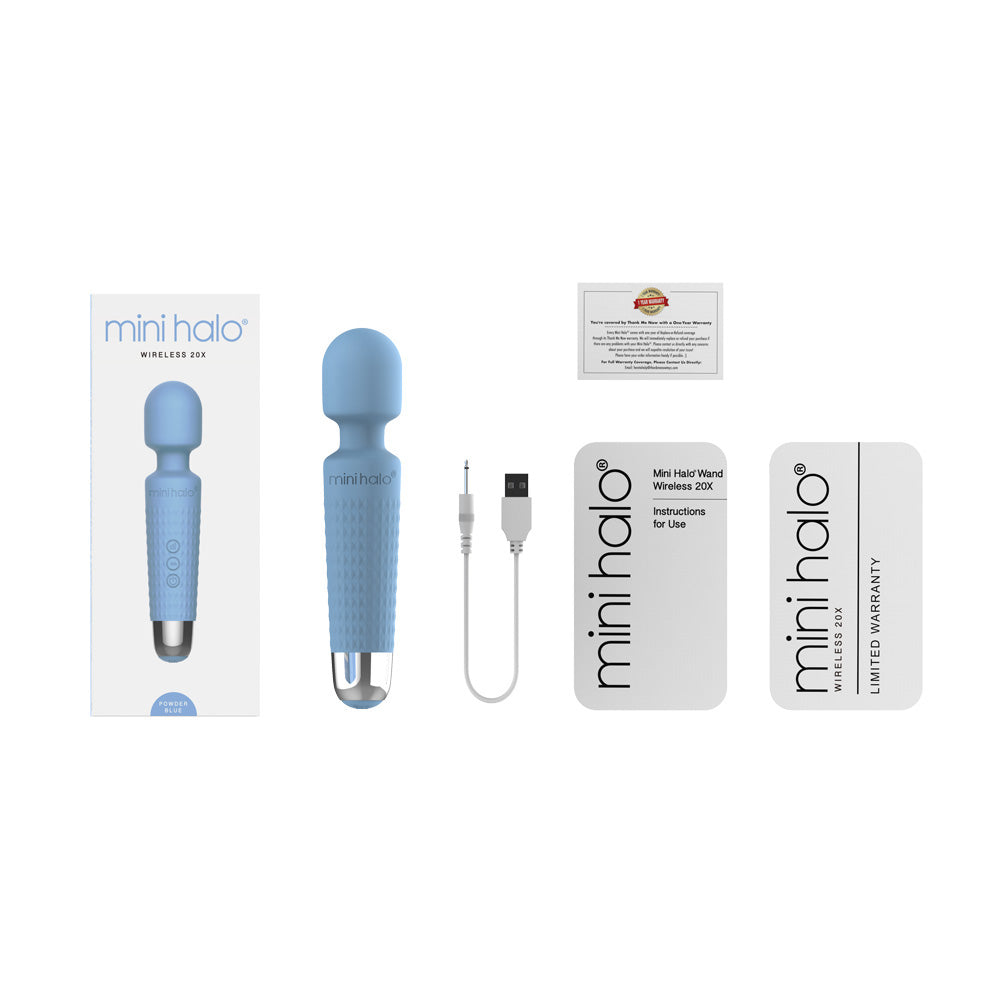 Mini Halo Powder Blue | 812024033113 | Available at EroticWarehouse.com