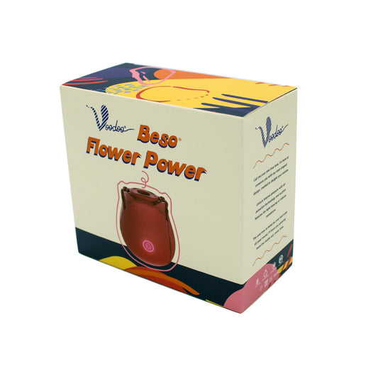 Voodoo Beso Flower Power Red | 812024034110 | Available at EroticWarehouse.com