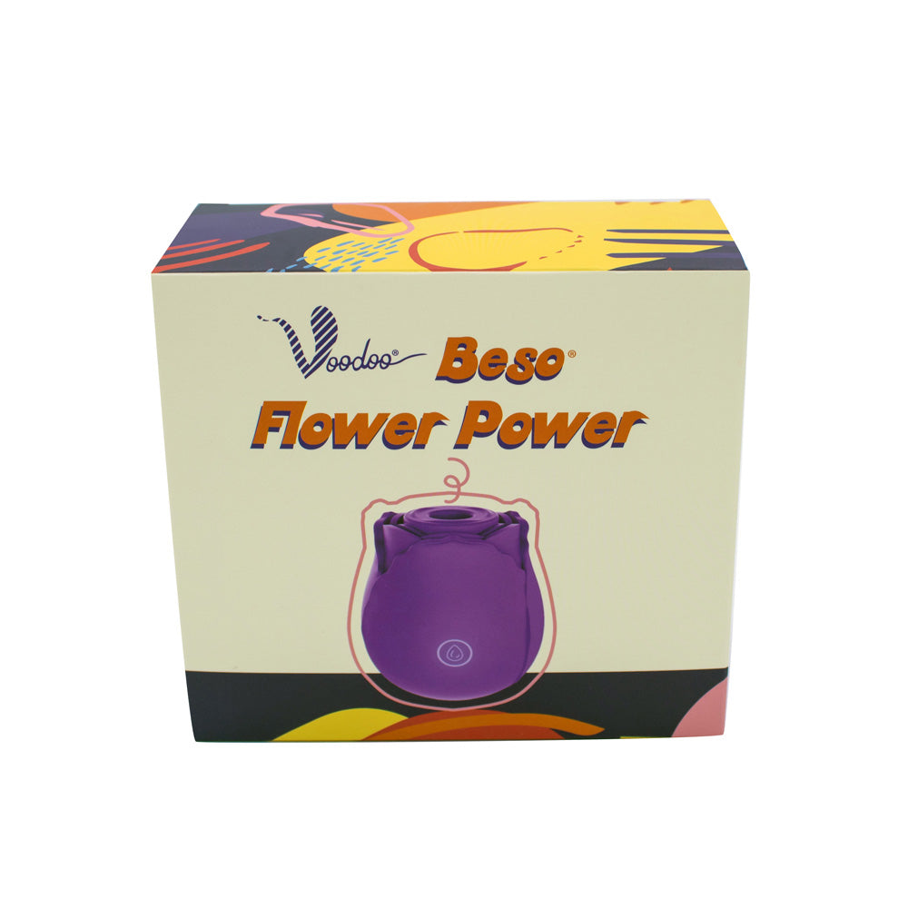 Voodoo Beso Flower Power Purple | 812024034165 | Available at EroticWarehouse.com