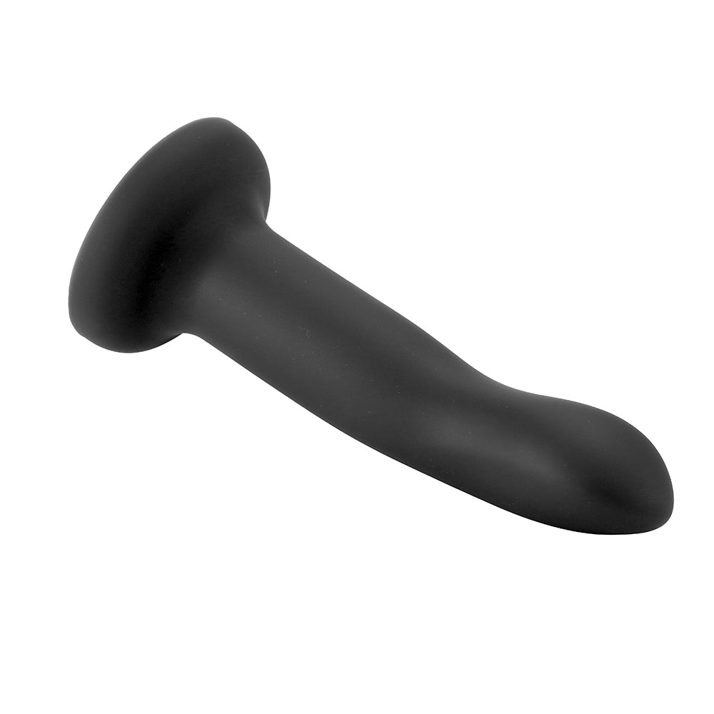 Gender Fluid Enthrall Black Strap On Dildo 6.5'' | 812024034417 | Available at EroticWarehouse.com