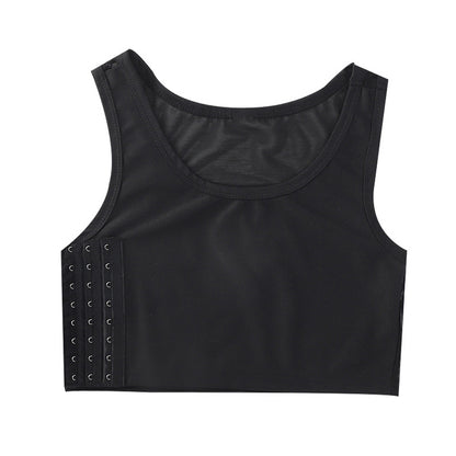 Gender Fluid Chest Compression Binder Black Xxl | 812024034929 | Available at EroticWarehouse.com