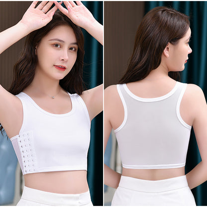 Gender Fluid Chest Compression Binder White Xl | 812024034967 | Available at EroticWarehouse.com