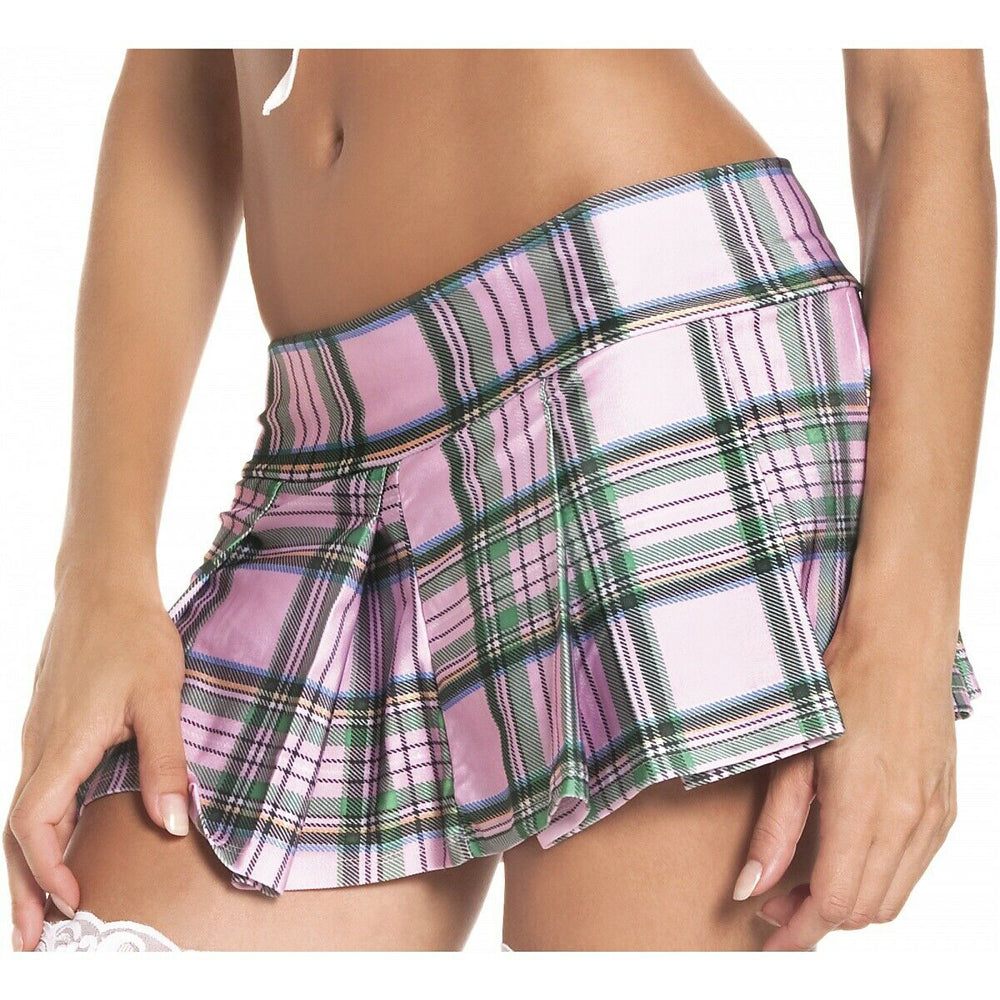 Pink School Girl Skirt | 812272014247 | Available at EroticWarehouse.com