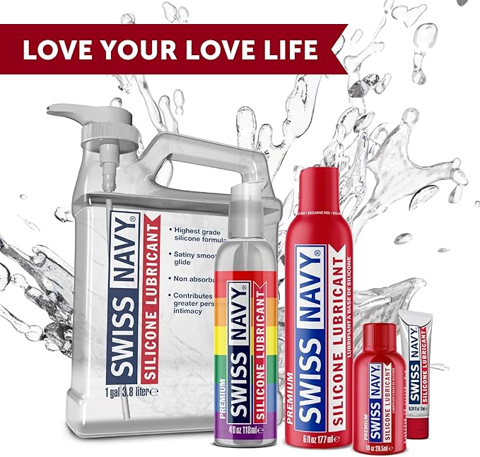 Swiss Navy Silicone Based Lubricant 1 Oz 29.5ml | 699439004149 | Available at EroticWarehouse.com