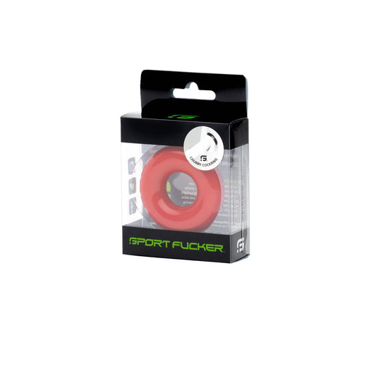 Sport Fucker Sf Rubber Cockring Single Red | 814137022152 | Available at EroticWarehouse.com