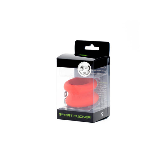 Sport Fucker Muscle Ball Stretcher Red Silicone | 814137027508 | Available at EroticWarehouse.com